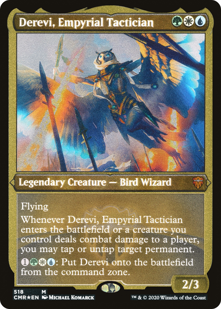 Derevi, Empyrial Tactician (CMR-518) - Commander Legends Foil | Grognard Games