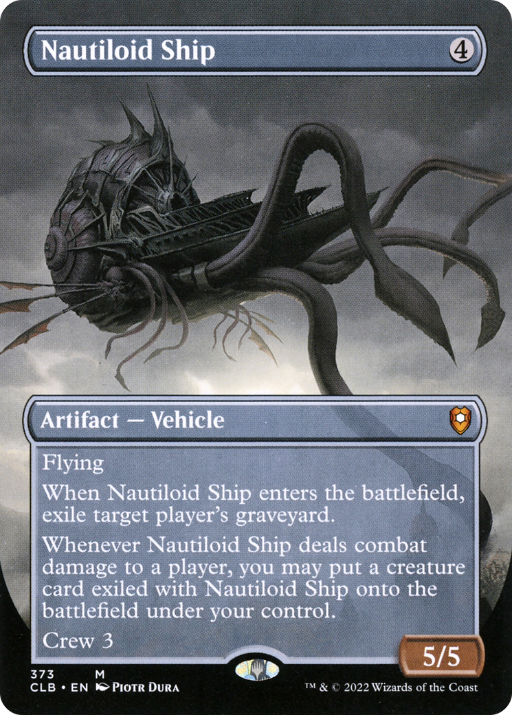 Nautiloid Ship (Borderless Alternate Art) [Commander Legends: Battle for Baldur's Gate] | Grognard Games