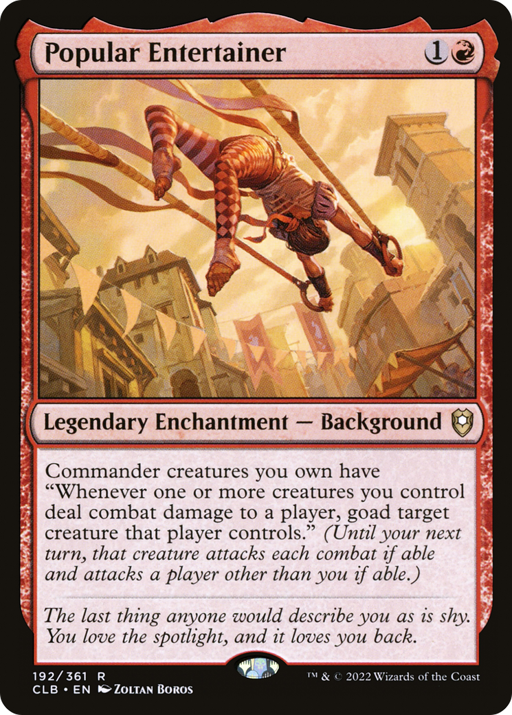 Popular Entertainer [Commander Legends: Battle for Baldur's Gate] | Grognard Games