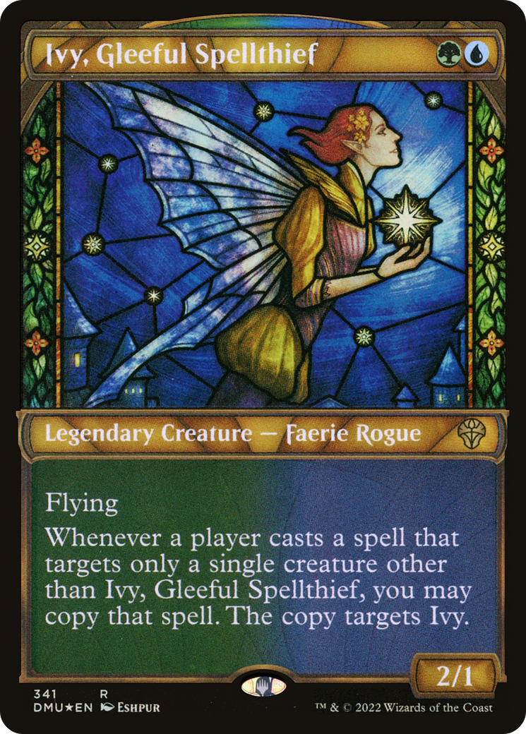 Ivy, Gleeful Spellthief (Showcase Textured) [Dominaria United] | Grognard Games