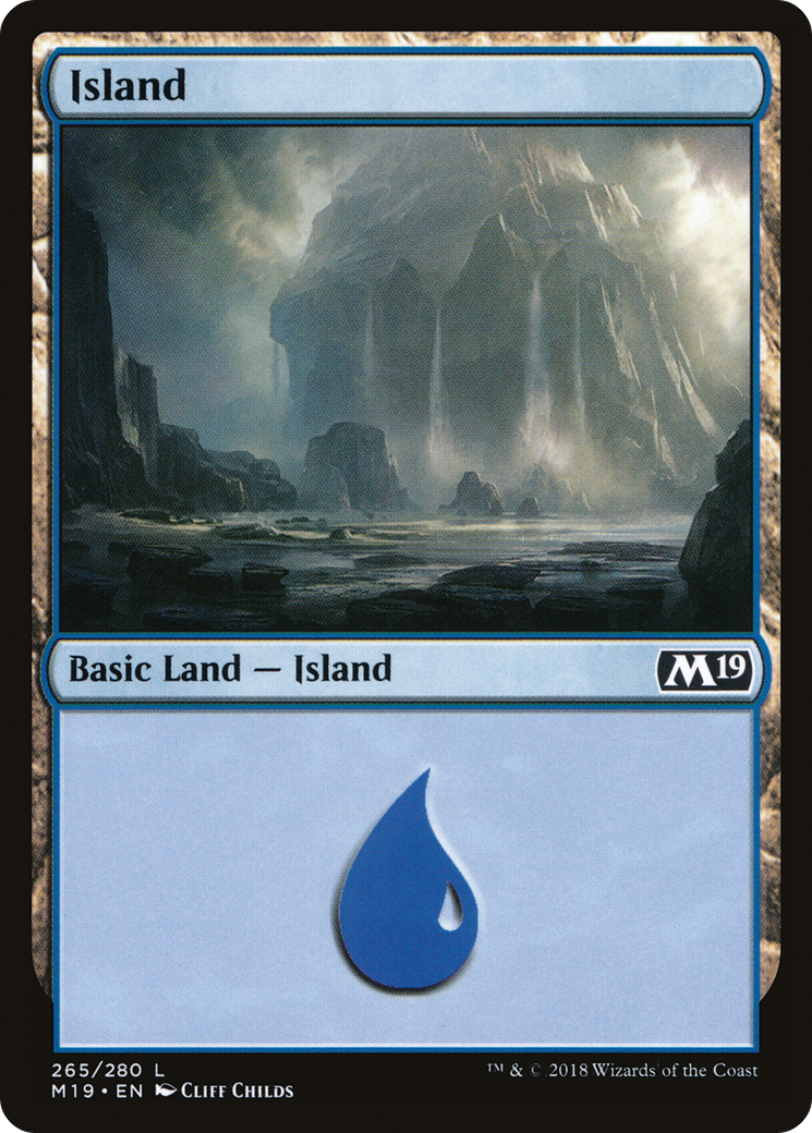 Island (265) [Core Set 2019] | Grognard Games