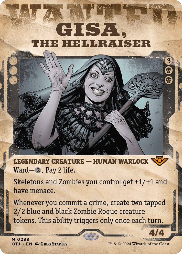 Gisa, the Hellraiser (Showcase) [Outlaws of Thunder Junction] | Grognard Games