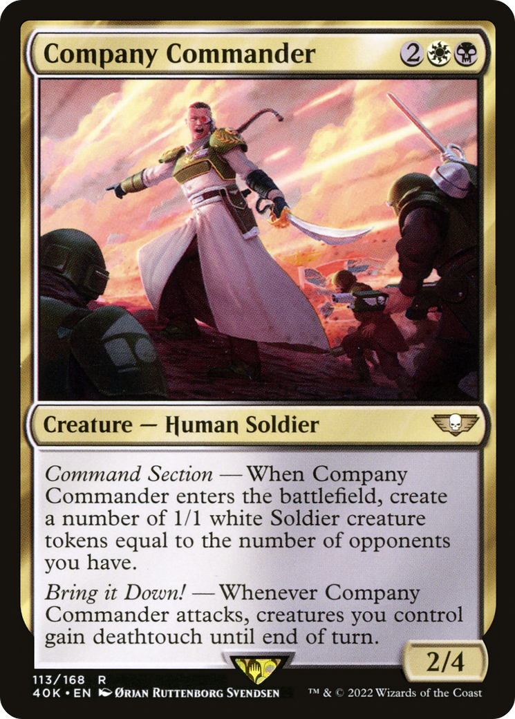 Company Commander [Universes Beyond: Warhammer 40,000] | Grognard Games