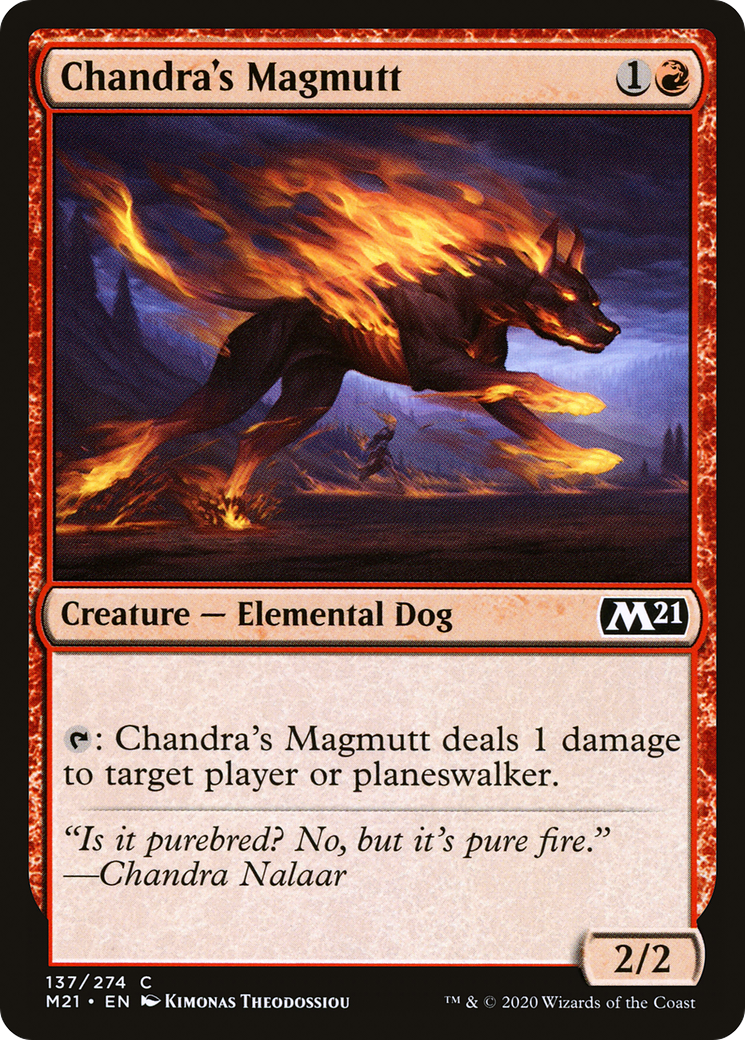 Chandra's Magmutt (M21-137) - Core Set 2021 Foil | Grognard Games