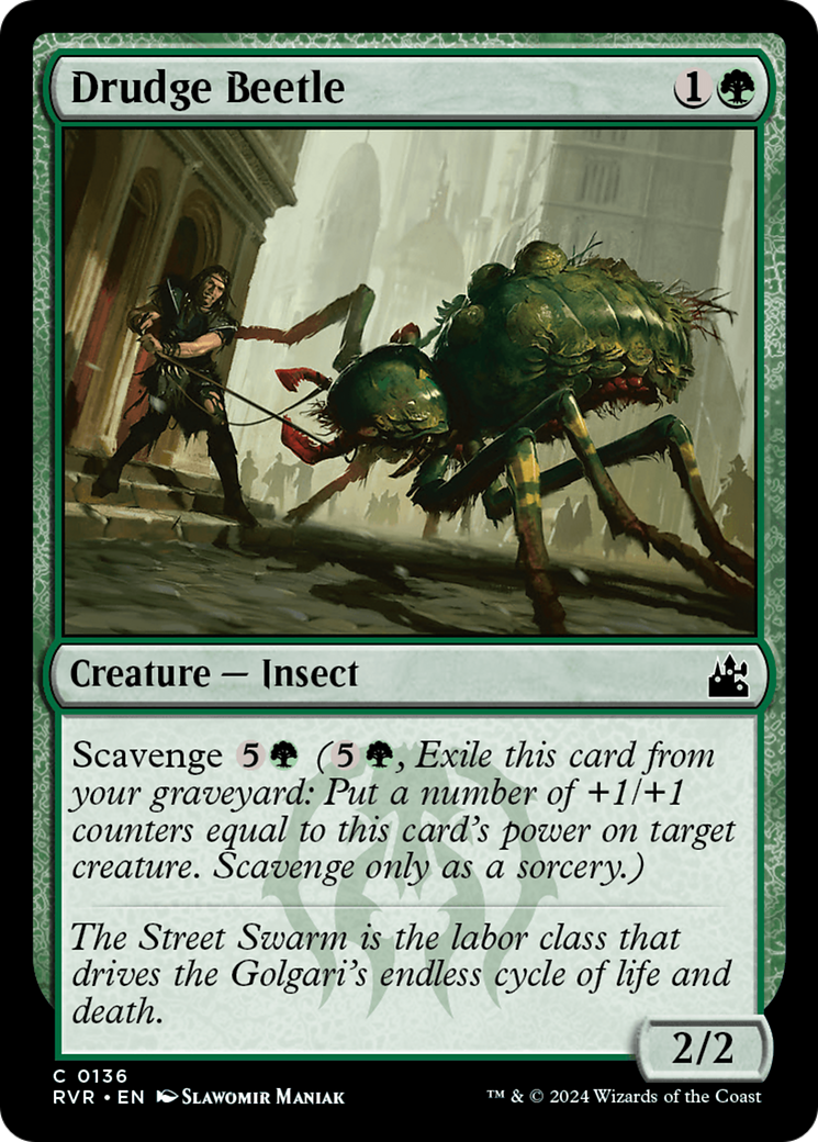 Drudge Beetle [Ravnica Remastered] | Grognard Games