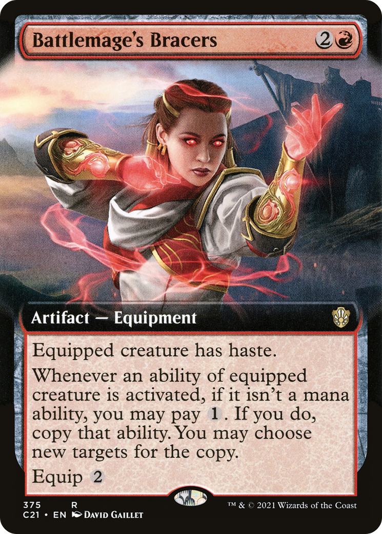 Battlemage's Bracers (Extended) [Commander 2021] | Grognard Games