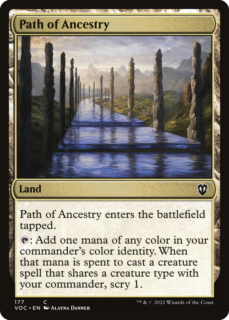 Path of Ancestry [Innistrad: Crimson Vow Commander] | Grognard Games