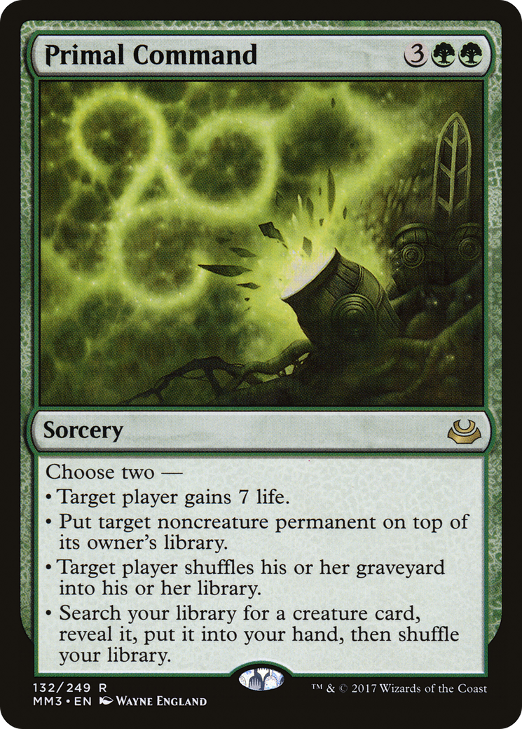 Primal Command (MM3-132) - Modern Masters 2017 | Grognard Games