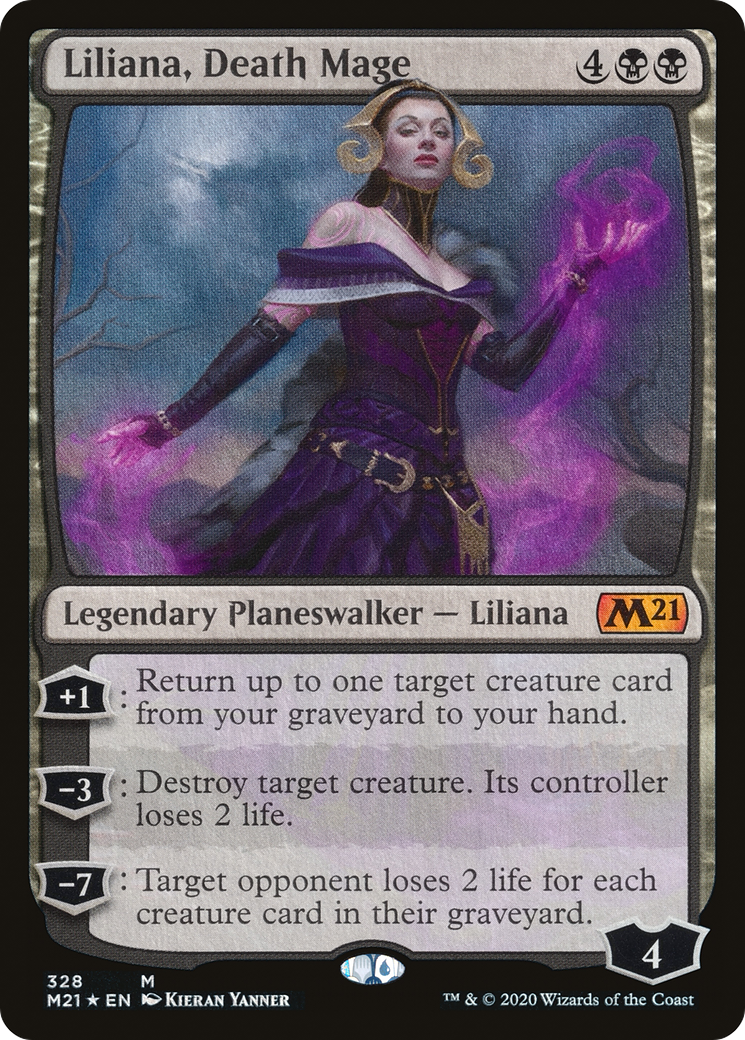 Liliana, Death Mage [Core Set 2021] | Grognard Games