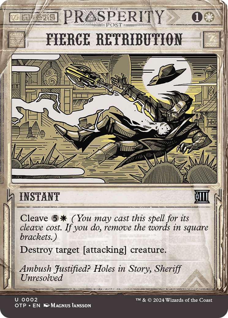 Fierce Retribution [Outlaws of Thunder Junction: Breaking News] | Grognard Games