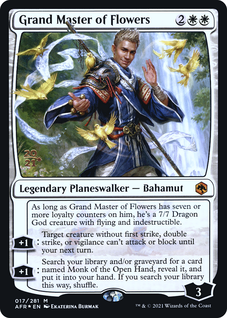 Grand Master of Flowers [Dungeons & Dragons: Adventures in the Forgotten Realms Prerelease Promos] | Grognard Games