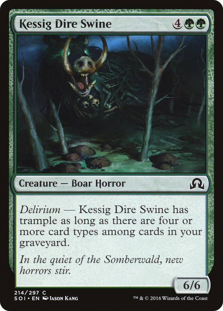 Kessig Dire Swine (SOI-214) - Shadows over Innistrad | Grognard Games