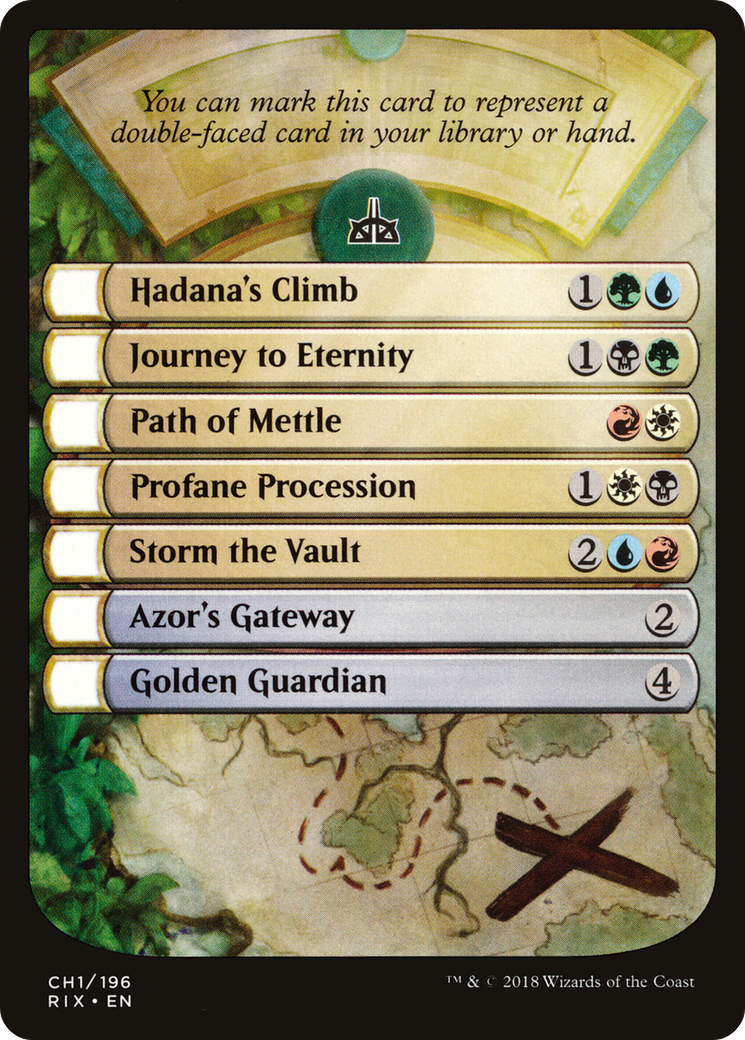 Rivals of Ixalan Checklist [Rivals of Ixalan Tokens] | Grognard Games