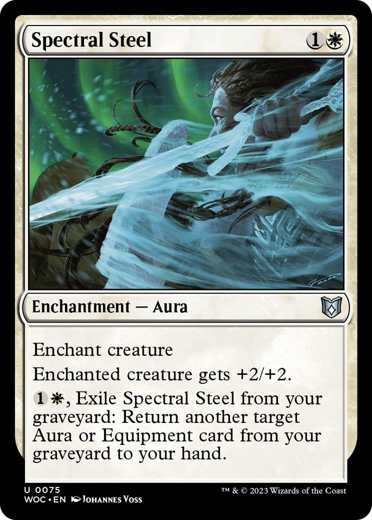 Spectral Steel [Wilds of Eldraine Commander] | Grognard Games