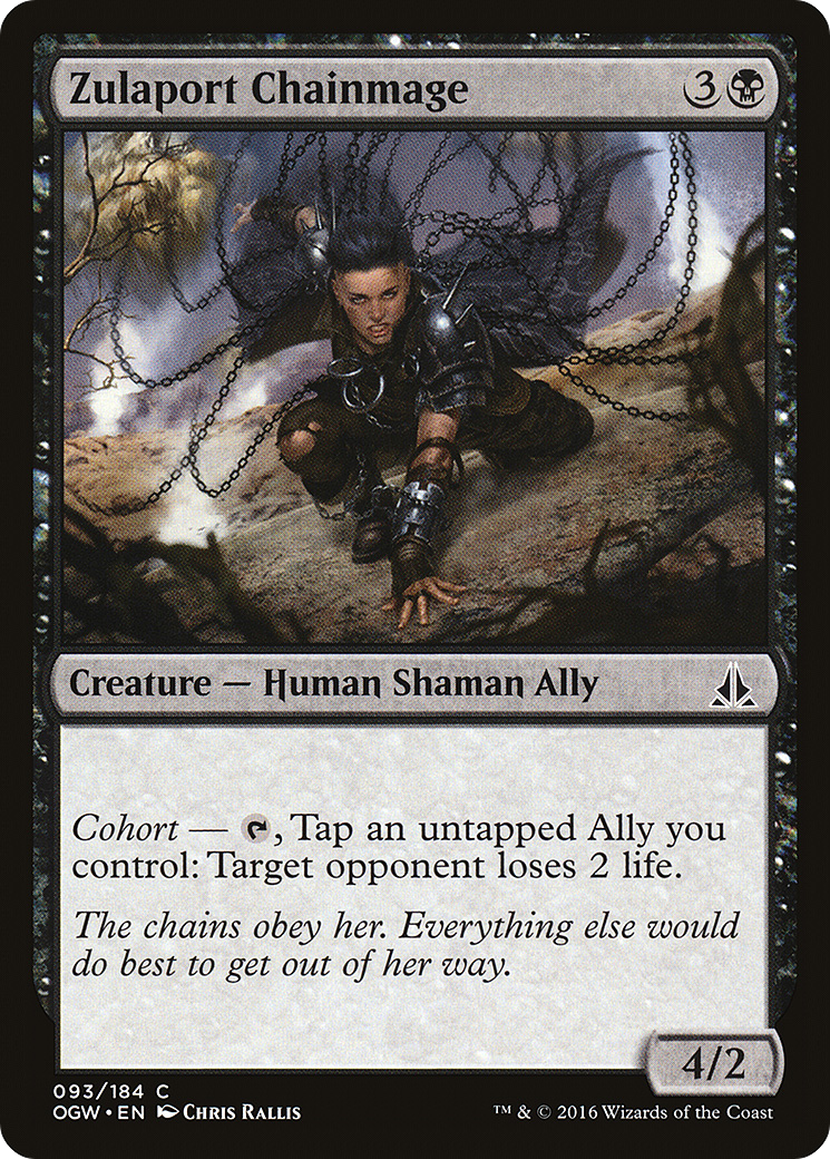 Zulaport Chainmage (OGW-093) - Oath of the Gatewatch | Grognard Games