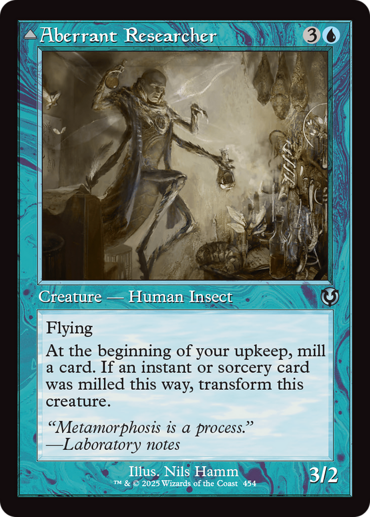 Aberrant Researcher // Perfected Form (Retro Frame) [Innistrad Remastered] | Grognard Games