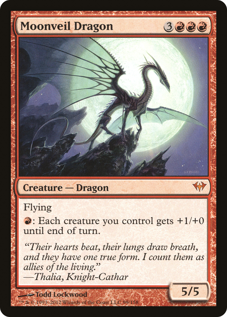 Moonveil Dragon [Dark Ascension] | Grognard Games
