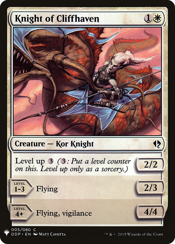 Knight of Cliffhaven [Mystery Booster] | Grognard Games