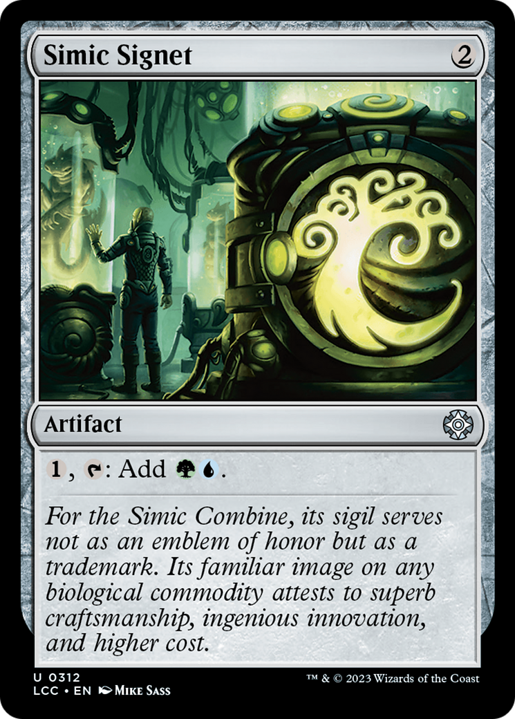 Simic Signet [The Lost Caverns of Ixalan Commander] | Grognard Games