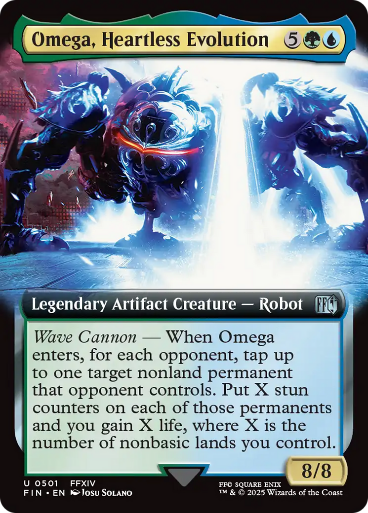 Omega, Heartless Evolution (FIN-501) - FINAL FANTASY: (Extended Art) Foil | Grognard Games
