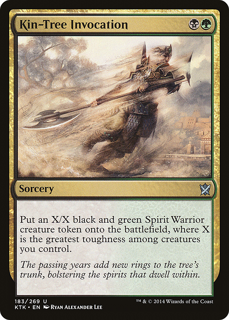 Kin-Tree Invocation (KTK-183) - Khans of Tarkir Foil | Grognard Games