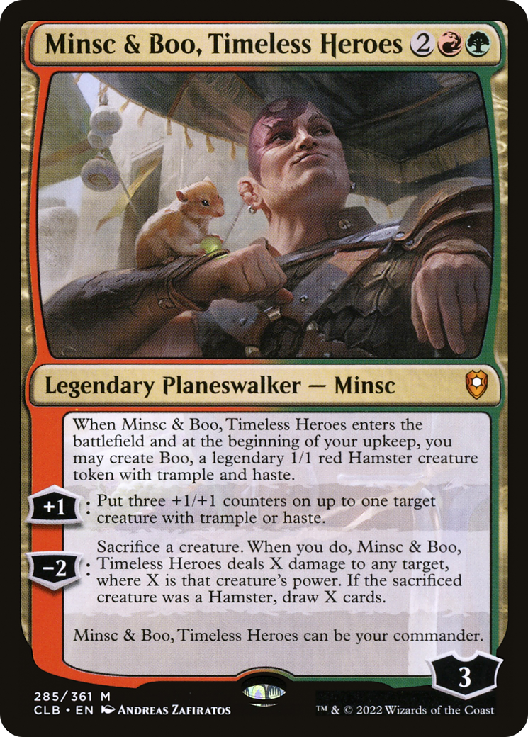 Minsc & Boo, Timeless Heroes [Commander Legends: Battle for Baldur's Gate] | Grognard Games