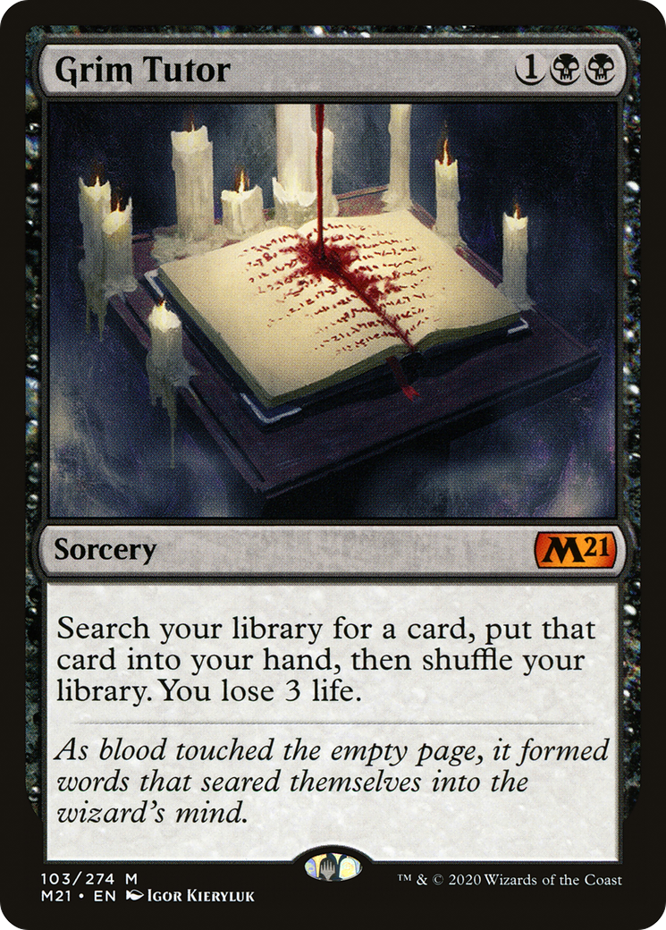 Grim Tutor [Core Set 2021] | Grognard Games