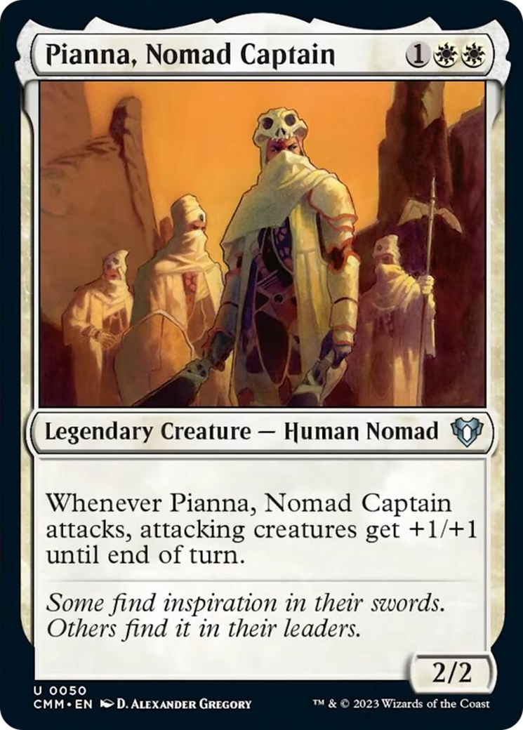 Pianna, Nomad Captain [Commander Masters] | Grognard Games