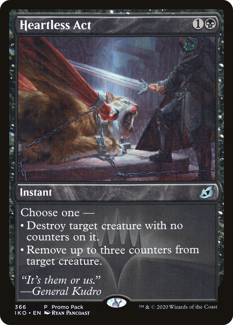 Heartless Act (Promo Pack) [Ikoria: Lair of Behemoths Promos] | Grognard Games