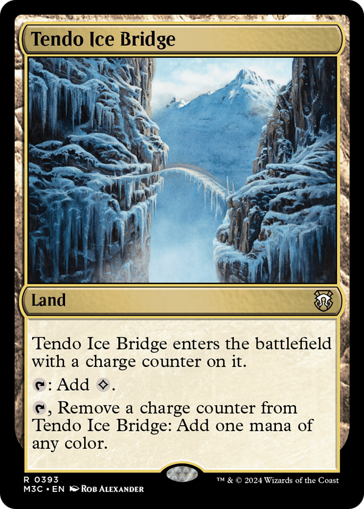 Tendo Ice Bridge (M3C-393) - Modern Horizons 3 Commander Foil | Grognard Games