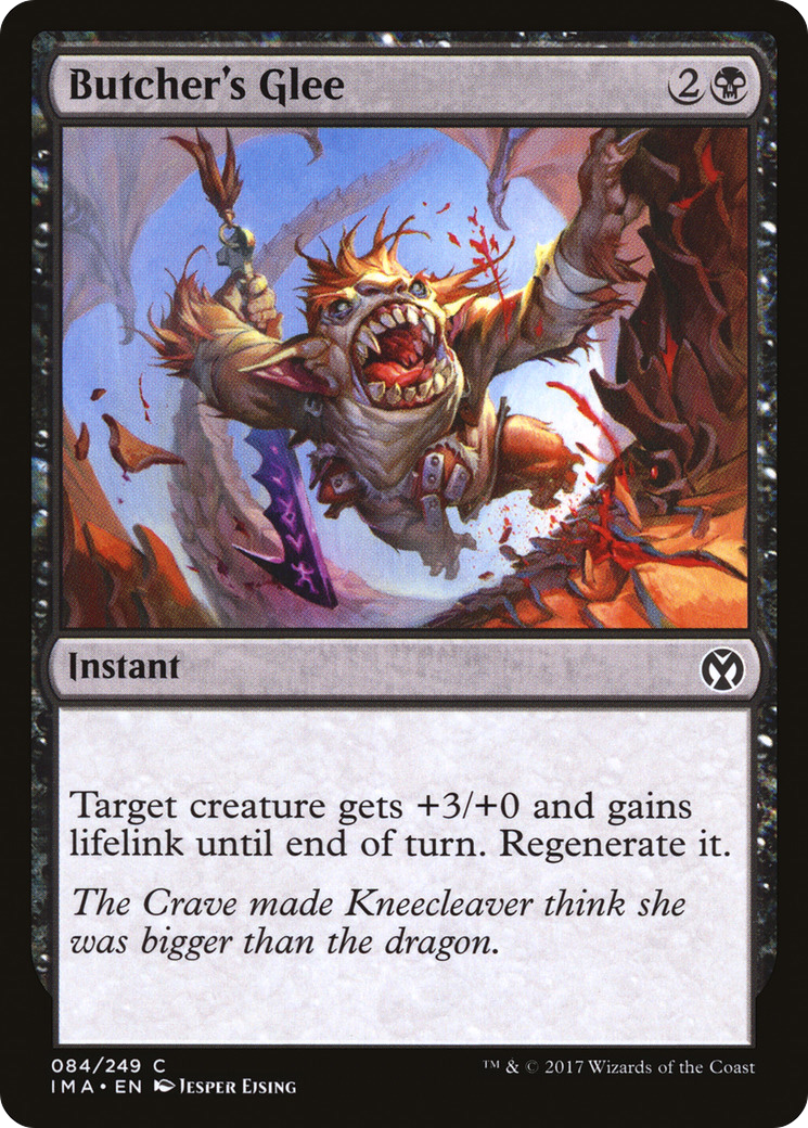 Butcher's Glee (IMA-084) - Iconic Masters Foil | Grognard Games