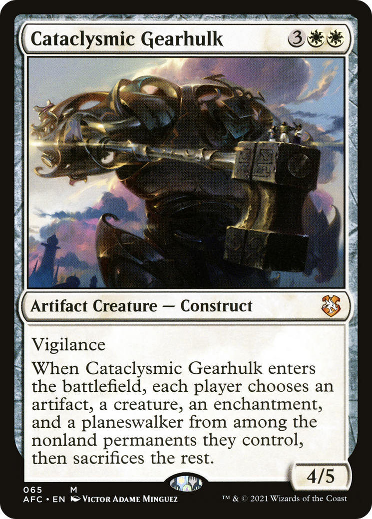 Cataclysmic Gearhulk [Dungeons & Dragons: Adventures in the Forgotten Realms Commander] | Grognard Games