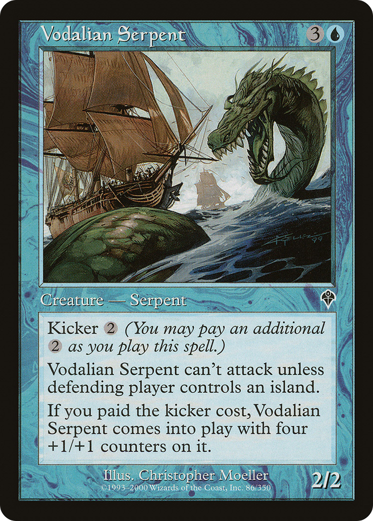 Vodalian Serpent (INV-086) - Invasion | Grognard Games