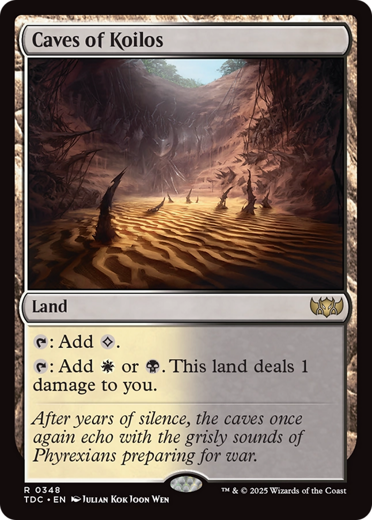 Caves of Koilos [Tarkir: Dragonstorm Commander] | Grognard Games