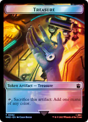Dalek // Treasure (0062) Double-Sided Token (Surge Foil) [Doctor Who Tokens] | Grognard Games