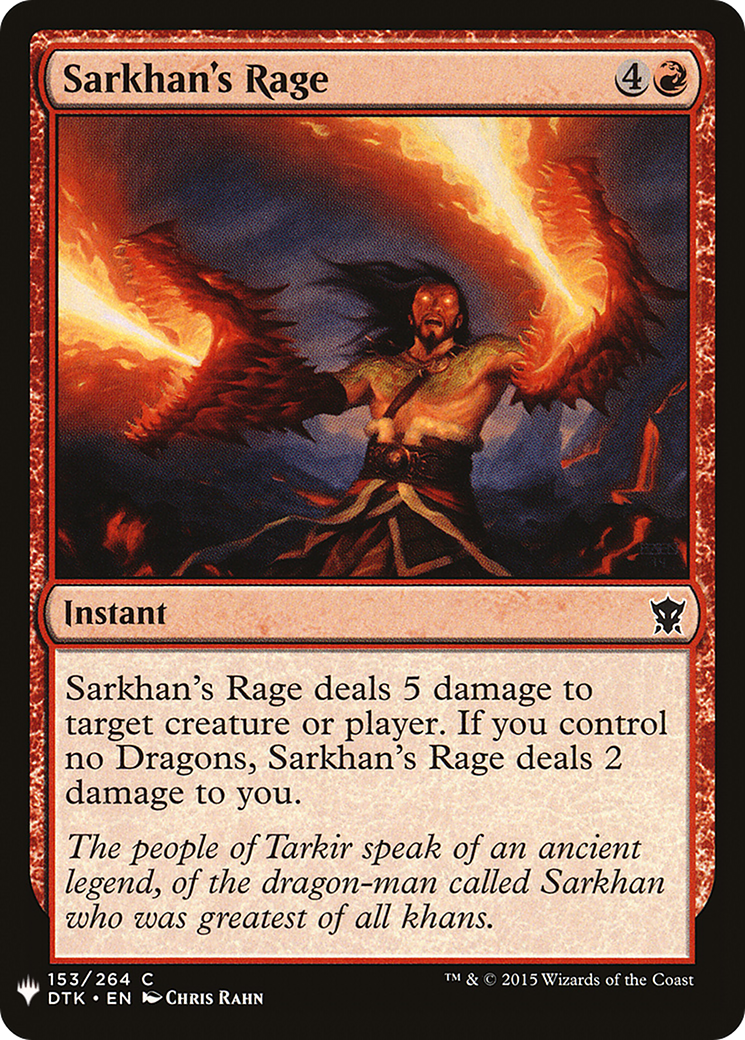 Sarkhan's Rage [Mystery Booster] | Grognard Games
