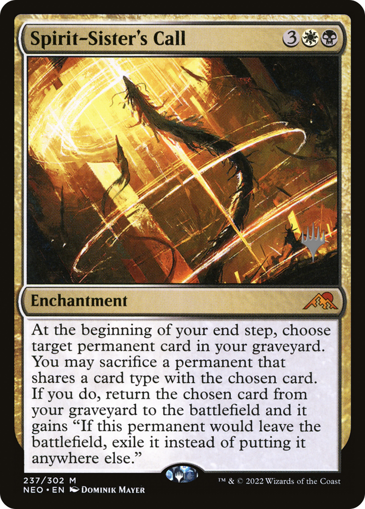 Spirit-Sister's Call (Promo Pack) [Kamigawa: Neon Dynasty Promos] | Grognard Games