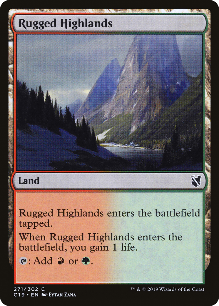 Rugged Highlands [Commander 2019] | Grognard Games