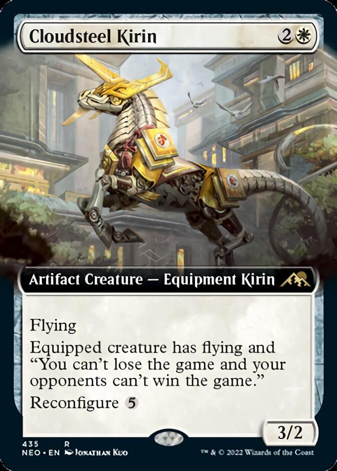 Cloudsteel Kirin (Extended Art) [Kamigawa: Neon Dynasty] | Grognard Games