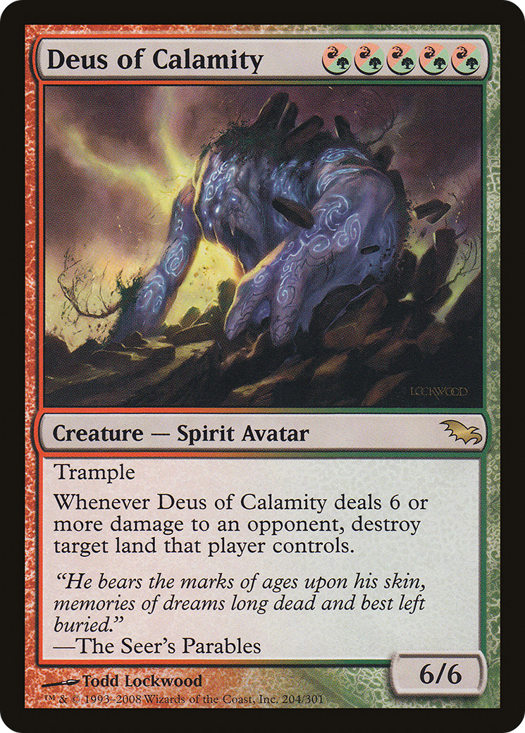 Deus of Calamity [Shadowmoor] | Grognard Games