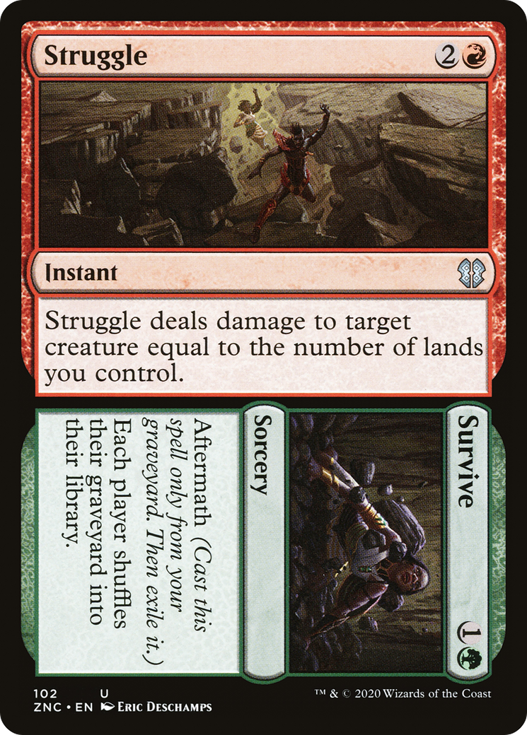 Struggle // Survive [Zendikar Rising Commander] | Grognard Games