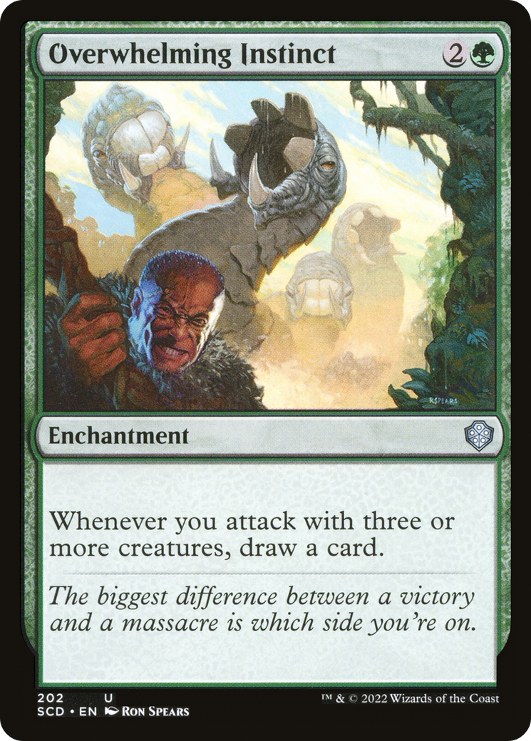 Overwhelming Instinct [Starter Commander Decks] | Grognard Games