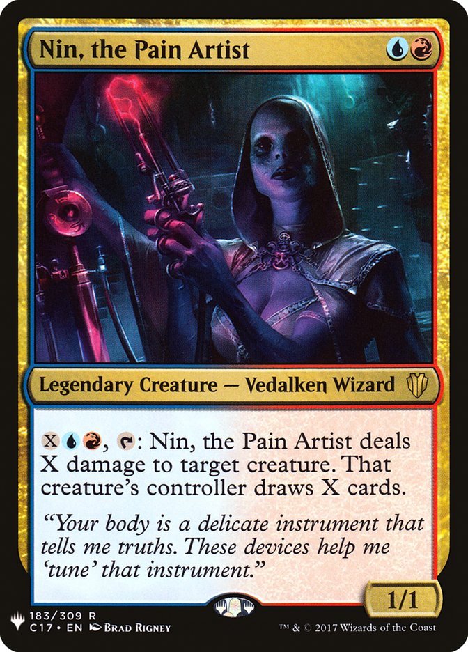 Nin, the Pain Artist [Mystery Booster] | Grognard Games
