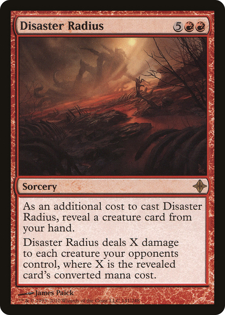 Disaster Radius (ROE-141) - Rise of the Eldrazi | Grognard Games