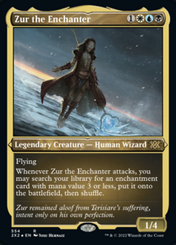 Zur the Enchanter (Foil Etched) [Double Masters 2022] | Grognard Games