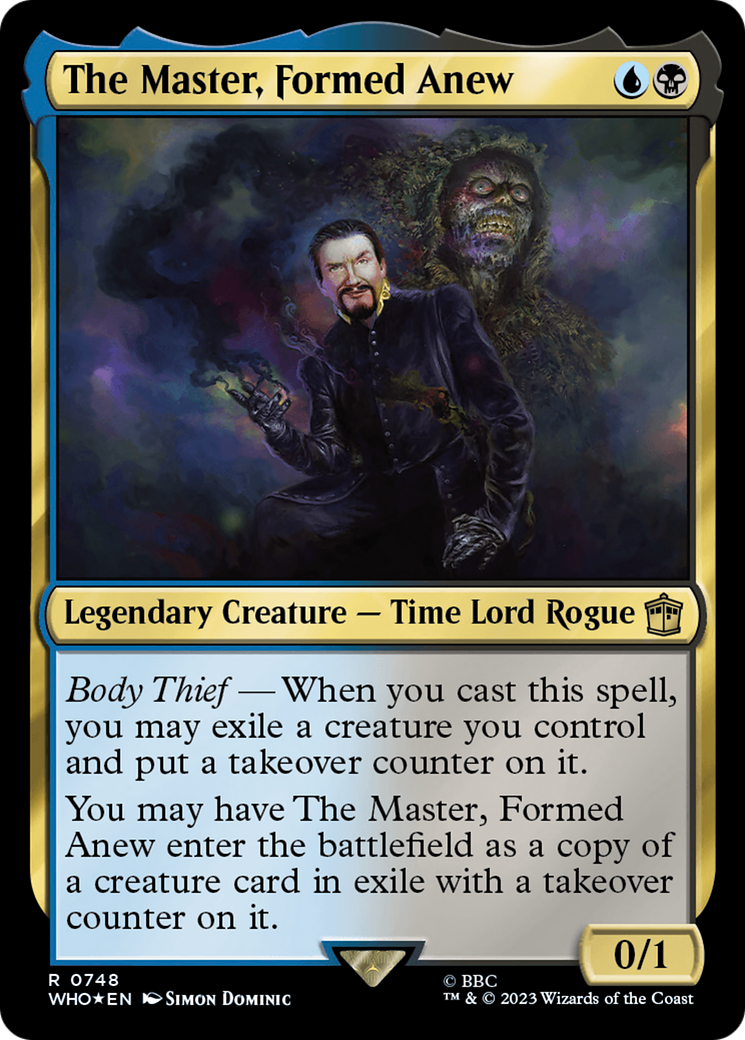 The Master, Formed Anew (Surge Foil) [Doctor Who] | Grognard Games