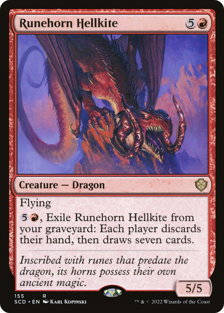 Runehorn Hellkite [Starter Commander Decks] | Grognard Games