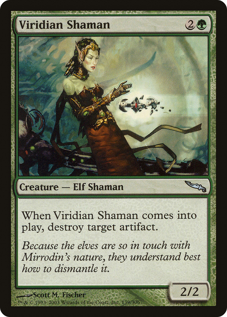 Viridian Shaman (MRD-139) - Mirrodin Foil | Grognard Games