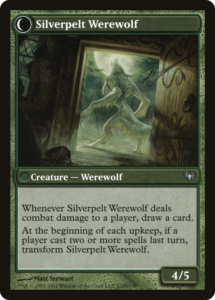 Lambholt Elder // Silverpelt Werewolf (DKA-122) - Dark Ascension: (Double Faced Transform) Foil | Grognard Games