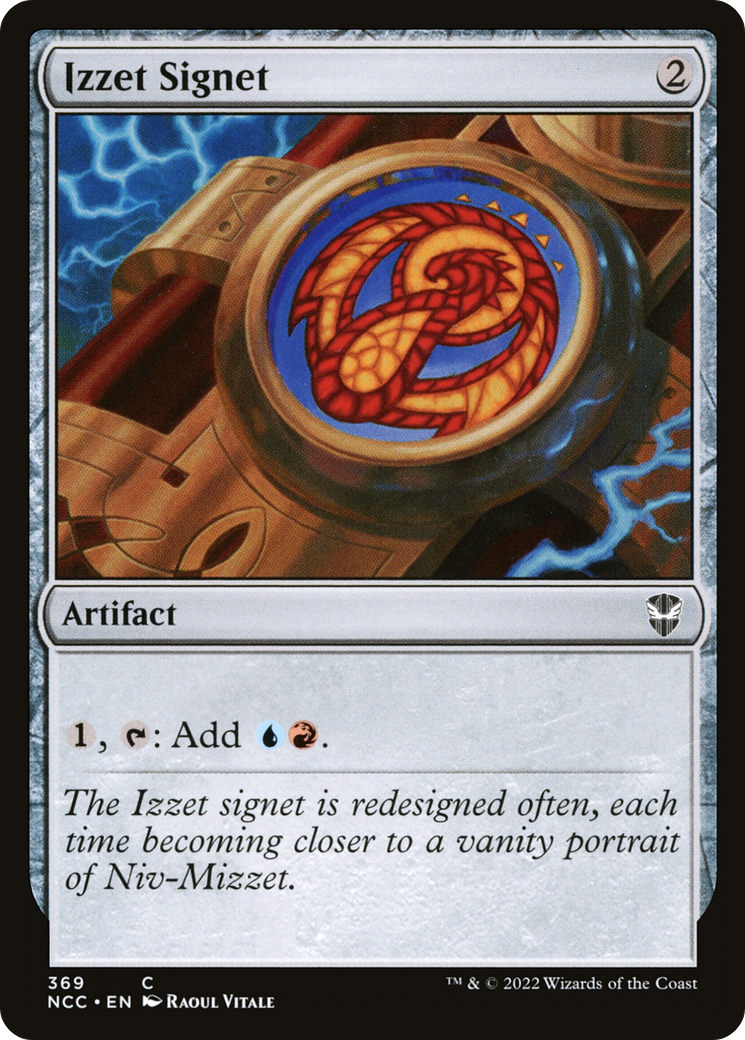 Izzet Signet [Streets of New Capenna Commander] | Grognard Games